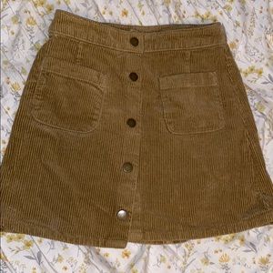 Corduroy skirt